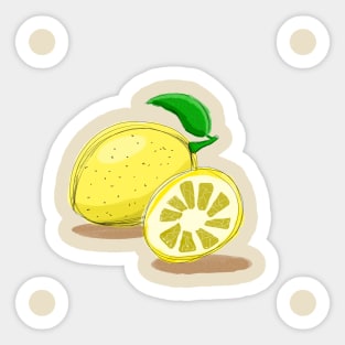 fruit lemon Sticker